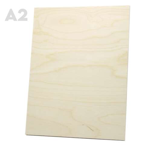 A2 drawing board, plywood, for technical drawing, sketching, and art projects