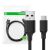 Kabel Ugreen USB-A / USB-C 3A 0,25 m US287 (czarny) 65892737
