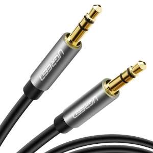 UGREEN 3,5 mm-es mini jack hím-hím audio kábel, 1 méter, fekete - Ugreen
