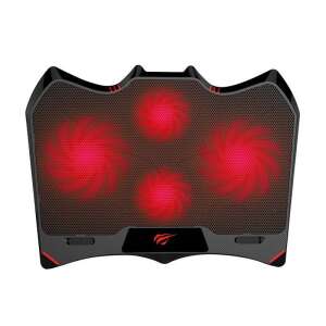 Havit F2081 laptop hűtőpad vörös LED világítással - Havit