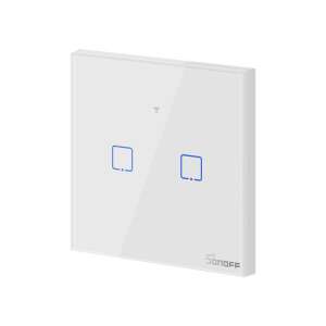 Sonoff T1 EU Smart WiFi Touch Switch, 2 Gang, White - Sonoff Light Switch