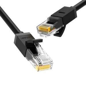 UGREEN Ethernet RJ45 Netzwerkkabel, Kat.6, UTP, 8m (schwarz) 67436249 UTP-Kabel