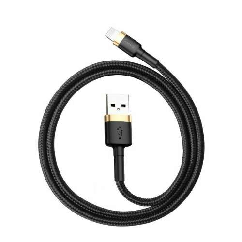 Baseus Cafule USB to Lightning cable, black braided cord