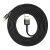 Baseus Cafule USB to Lightning cable, coiled black braided cord