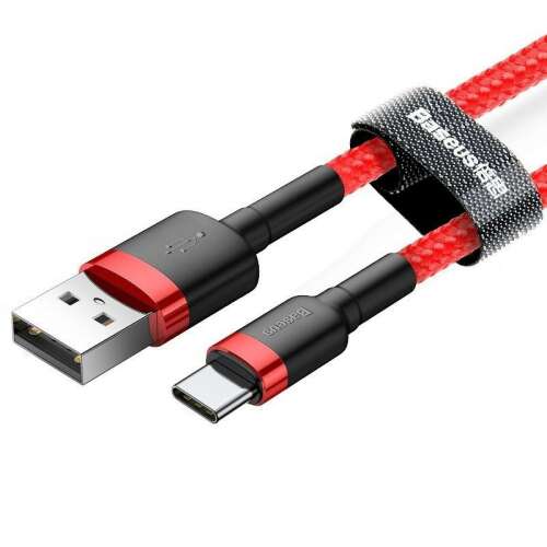 Baseus Cafule USB-C to USB cable, red, 3m, fast charging, data transfer