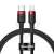 Baseus Cafule USB-C to Lightning cable, black and red, 1 meter long