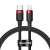 Baseus Cafule USB-C to Lightning cable, black and red, 1 meter long
