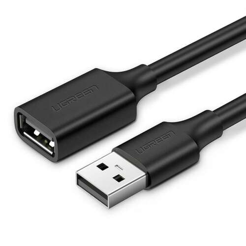 UGREEN US103 USB 2.0 extension cable, 1.5m, black