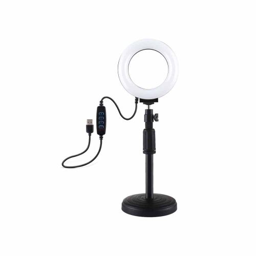 Ring LED lamp Puluz with adjustable base PU391