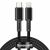 USB-C and Lightning Baseus High Density Braided Cable, 20 W, 5 A, PD, 2 m (black) 98998810