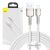 USB cable for Lightning Baseus Cafule, 2.4A, 2m (white) 66121736
