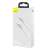Baseus Cafule sorozat USB-Lightning kábel, fehér, 2m, 2,4A gyors töltés, adatátvitel