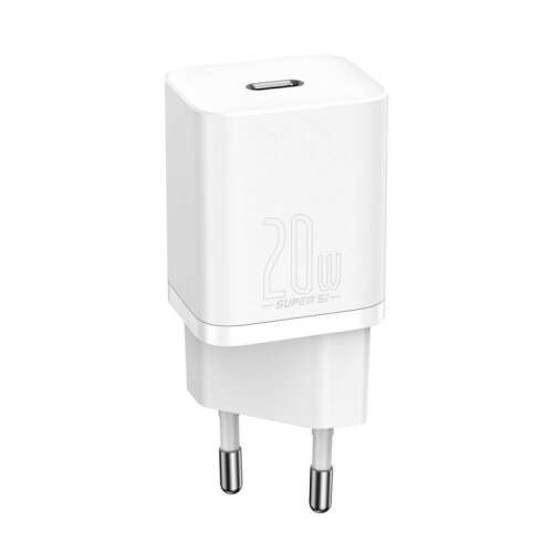 Baseus Super Si 20W USB-C töltő ferde nézet - Hálózati adapter