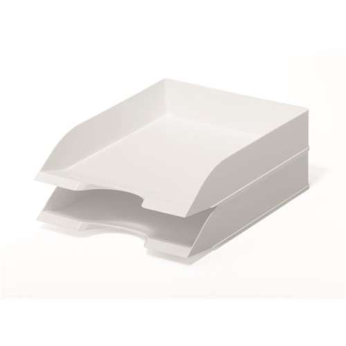 DURABLE Zásobník na dokumenty, plastový, DURABLE, &rdquo;Basic&rdquo;, biely