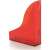 Red plastic magazine file by DURABLE