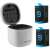 Telesin waterproof triple charger for GoPro Hero 11, 10, and 9 with 2 batteries, with batteries