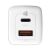 Baseus GaN2 Lite fali töltő, USB + USB-C, 65 W, EU (fehér) 93902650