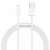 USB-kábel a Lightning Baseus Superior sorozathoz, 2,4A, 1,5 m (fehér) 66122344