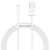 USB-kábel a Lightning Baseus Superior sorozathoz, 2,4A, 1,5 m (fehér) 66122344