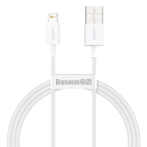 Baseus Superior Series Bijeli Lightning na USB kabel 1m