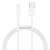 Cablu USB la Lightning Baseus Superior Series, alb