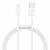 Cablu alimentare si date Baseus, Superior, Fast Charging, USB la Lightning 2.4A 1m, Alb (CALYS-A02) 80323274
