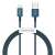 Cablu Baseus CALYS-A03 Superior USB la Lightning, 2.4A, 1m, albastru (CALYS-A03) 65916418
