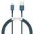 Cablu Baseus CALYS-A03 Superior USB la Lightning, 2.4A, 1m, albastru (CALYS-A03) 65916418