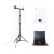 Puluz Photo Studio Background Stand Kit with Black and White Backdrops