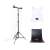 Puluz Photo Studio Background Support Stand with White and Black Backdrops