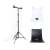 Puluz Photo Studio Background Support Stand with White and Black Backdrops