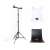 Puluz Photo Studio Background Support Stand with White and Black Backdrops