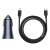 Baseus Golden Contactor Pro car charger with Lightning cable, USB and USB-C ports, grey