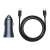 Baseus Golden Contactor Pro Car Charger, USB + USB-C, QC4.0+, PD, SCP, 40W (Grey) + USB-C Cable for iPhone 1m (Black) 79470807