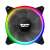 Ventilator PC Darkflash DR12 Pro ARGB, vedere frontală
