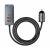 Baseus Share Together nabíjačka do auta, s predĺžením, 3x USB, USB-C, 120W, (sivá) 79471729
