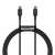Baseus USB-C to USB-C cable coiled up