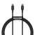 Baseus USB-C to USB-C cable coiled up