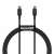 Baseus USB-C to USB-C cable coiled up