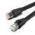 UGREEN NW134 Flat network cable with metal connectors, Ethernet RJ45, Cat.8, U/FTP, 5 m (black) 65923681