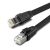 UGREEN NW134 Płaski kabel sieciowy z metalowymi złączami, Ethernet RJ45, Cat.8, U/FTP, 5 m (czarny) 65923681