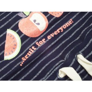 Tricky Tracks dark blue, fruit-patterned dress 126978057 - Girls' Dress