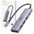 UGREEN CM511 5 az 1-ben adapter USB-C hub 2x USB, HDMI, USB-C, TF / SD (szürke) 65927926
