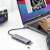 UGREEN CM511 5 az 1-ben adapter USB-C hub 2x USB, HDMI, USB-C, TF / SD (szürke) 65927926