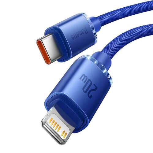 Baseus Crystal Shine USB-C to Lightning cable, 20W, blue