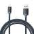 Baseus Crystal Shine Lightning cable, 2.4A fast charging, 2m length, black color.