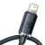 Baseus Crystal Shine USB to Lightning cable, 2.4A, 2m, black, Lightning connector