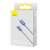 Кабел Baseus Baseus Crystal Shine кабел USB-C към USB-C, 100W, 2 м (лилав) 93901668