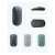 UGREEN MU001 Wireless Mouse, Gray, Green, Blue, 4000 DPI, Silent Clicks