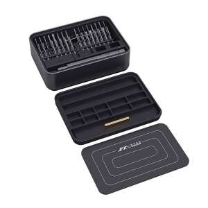 JIMI Home FM-1 38 darabos csavarhúzó készlet mágneses szőnyeggel, nyitott doboz nézet - JIMI Home